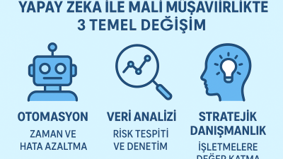 Yapay zekâ (YZ), mali müşavirlik mesleğini dönüştürerek, rutin işleri otomatikleştiriyor